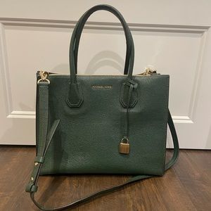 Michael Korea Mercer Pebbled Leather